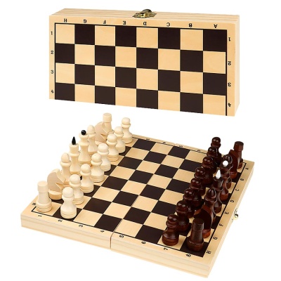 Шахматы лакированные с доской Miland ШК-4941